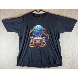 Mens Sz 2XL Harley Davidson Black T Shirt Killer Creek Roswell Georgia